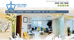 Desktop Screenshot of columbia-dentalcare.com