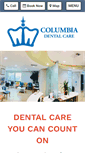 Mobile Screenshot of columbia-dentalcare.com